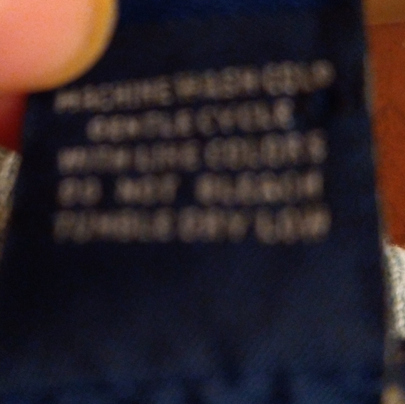 Karen Scott light blue v-neck sweater, size Large - Picture 5 of 5